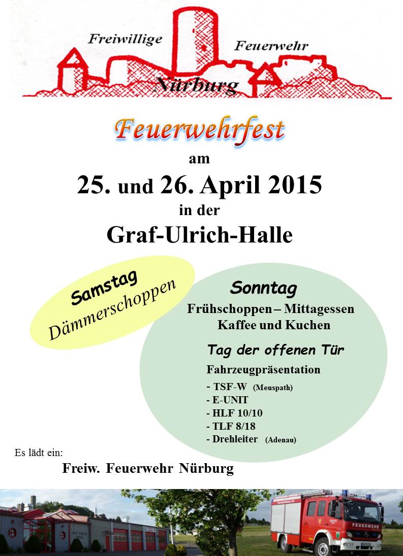 Feuerwehrfest in Nürburg